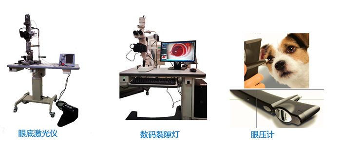 眼底激光仪、数码裂隙灯、眼压计